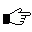 Hand zeigt nach rechts